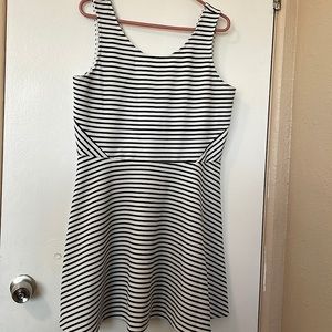 Decree  Striped Skater dress XL